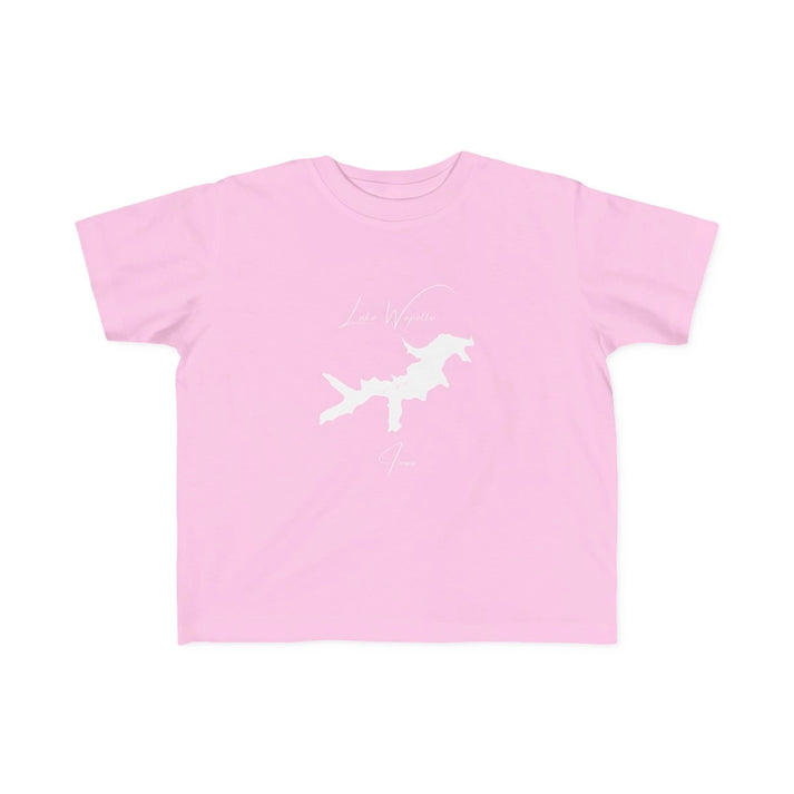 Iowa  Lake  Wapello  Toddler  T-shirt  front  position  view  from  front  pink.webp