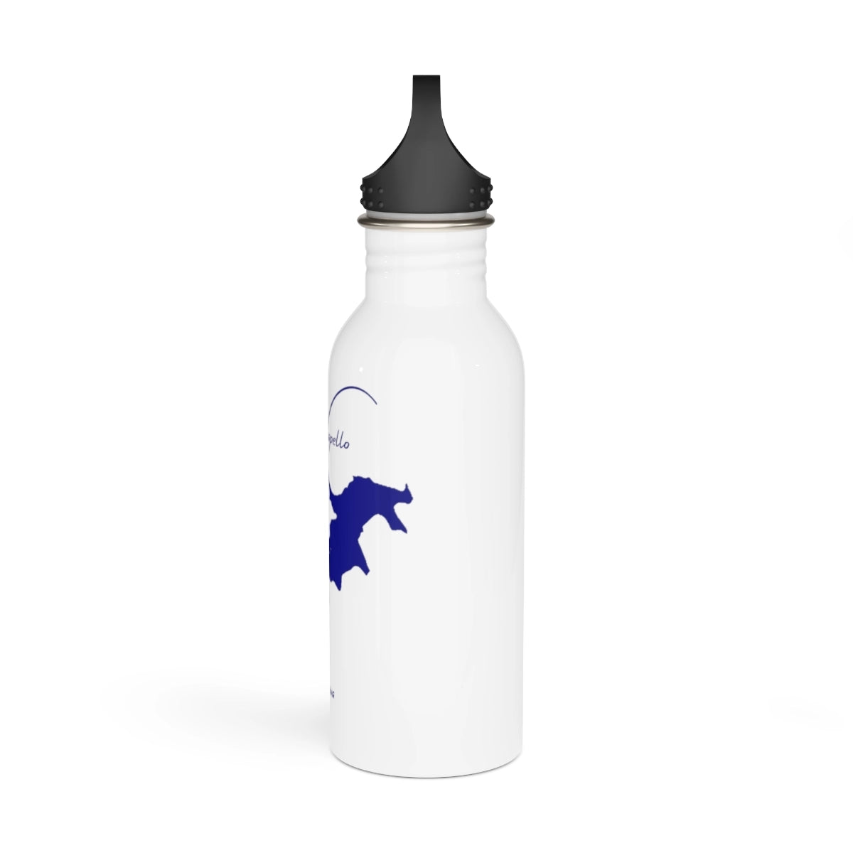 Iowa  Lake  Wapello  Water  bottle  other  position  view  from  right  white.webp