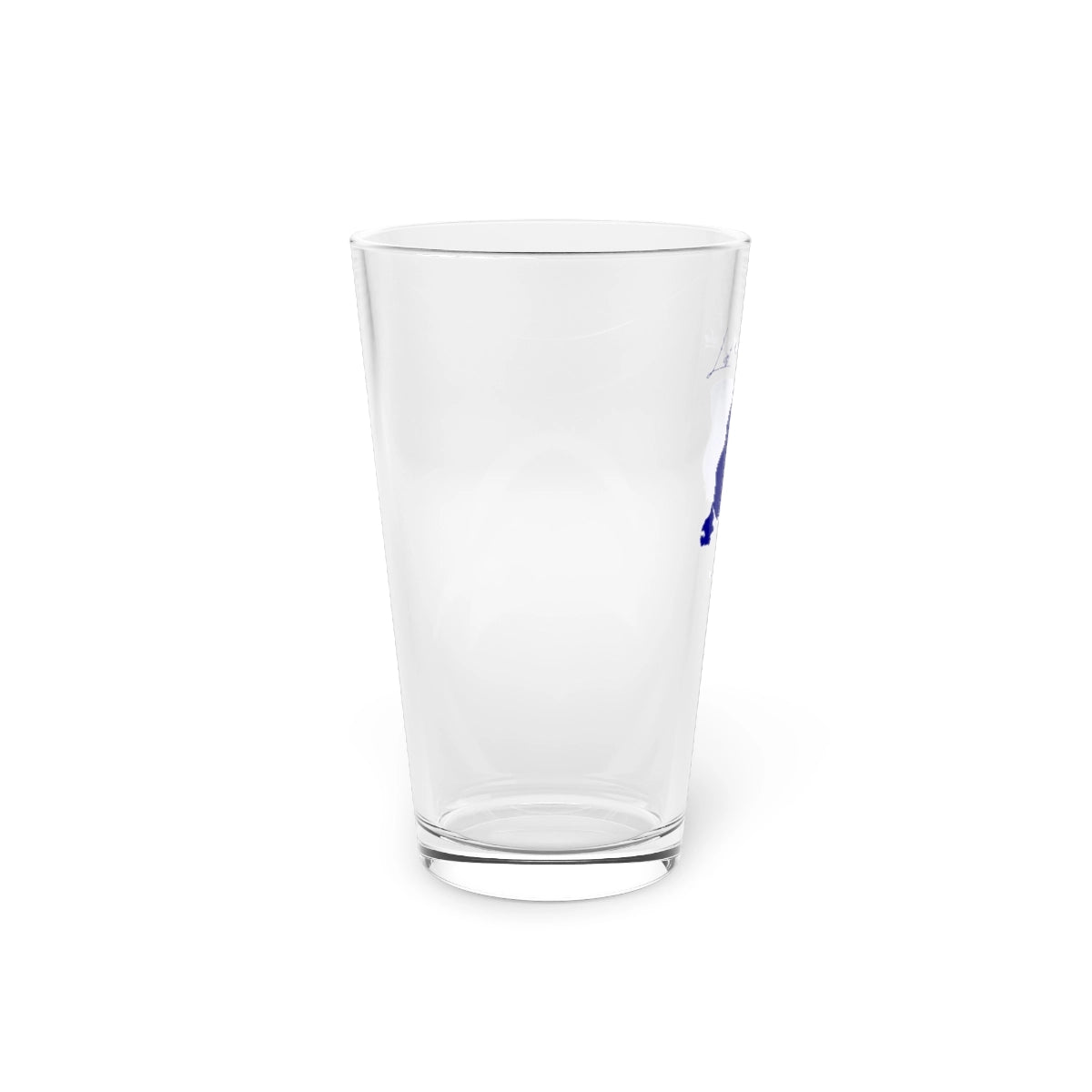 Iowa  Lost  Island  Lake  16oz  Pint  Glass  front  position  view  from  left  16oz.webp