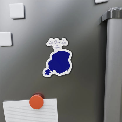 Iowa  Lost  Island  Lake  Die  Cut  Magnet  front  position  view  from  context-1  4  x  4.webp