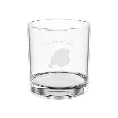 Iowa  Lost  Island  Lake  Engraved  Whiskey  Glass  other  position  view  from  front  10.5oz.webp