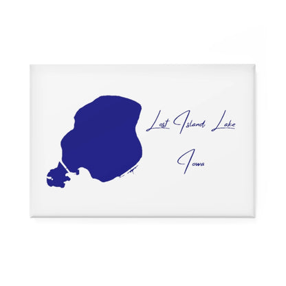 Iowa  Lost  Island  Lake  Magnet  front  position  view  from  front  2  x  3.webp