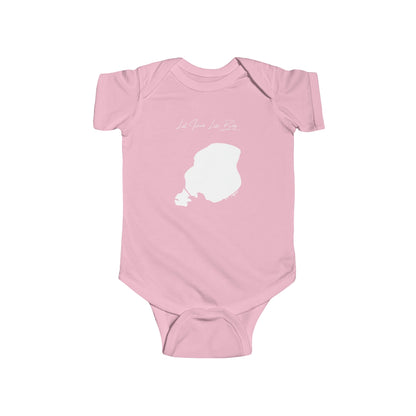 Iowa  Lost  Island  Lake  Onesie  front  position  view  from  front  pink.webp