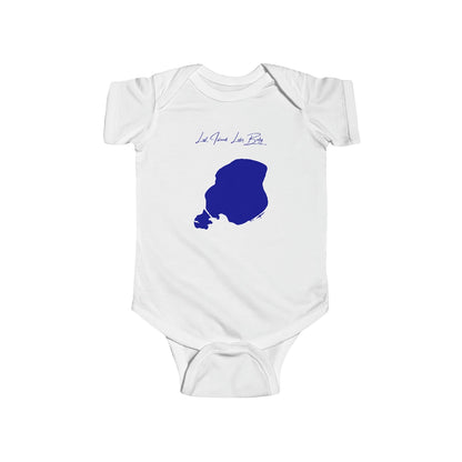 Iowa  Lost  Island  Lake  Onesie  front  position  view  from  front  white.webp