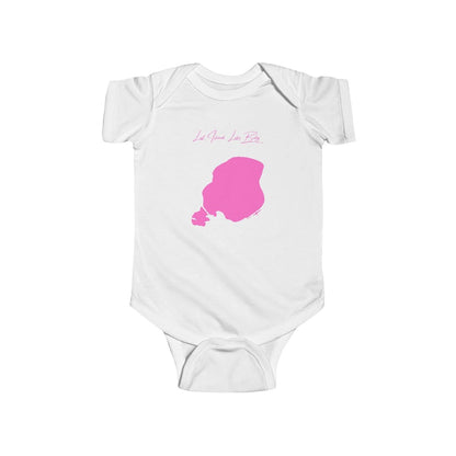 Iowa  Lost  Island  Lake  Onesie  front  position  view  from  front  white.webp