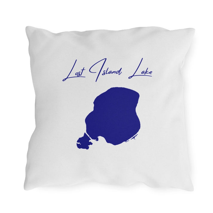 Iowa  Lost  Island  Lake  Outdoor  Pillow  back  position  view  from  back  18  x  18.webp