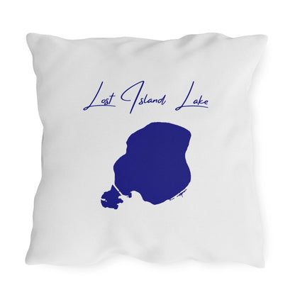 Iowa  Lost  Island  Lake  Outdoor  Pillow  back  position  view  from  back  20  x  20.webp