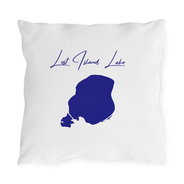 Iowa  Lost  Island  Lake  Outdoor  Pillow  front  position  view  from  front  16  x  16.webp