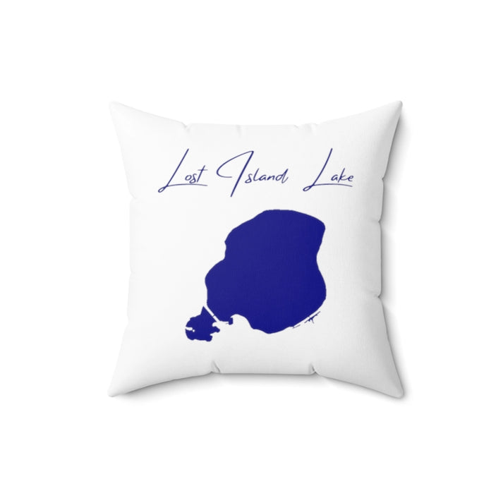 Iowa  Lost  Island  Lake  Pillow  front  position  view  from  front  16  x  16.webp