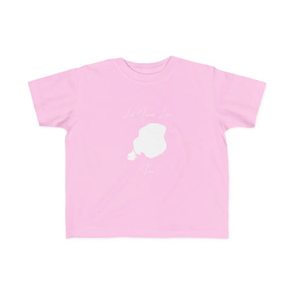 Iowa  Lost  Island  Lake  Toddler  T-shirt  front  position  view  from  front  pink.webp
