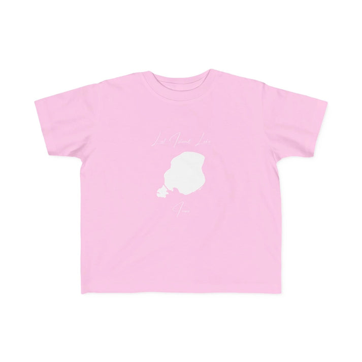 Iowa  Lost  Island  Lake  Toddler  T-shirt  front  position  view  from  front  pink.webp