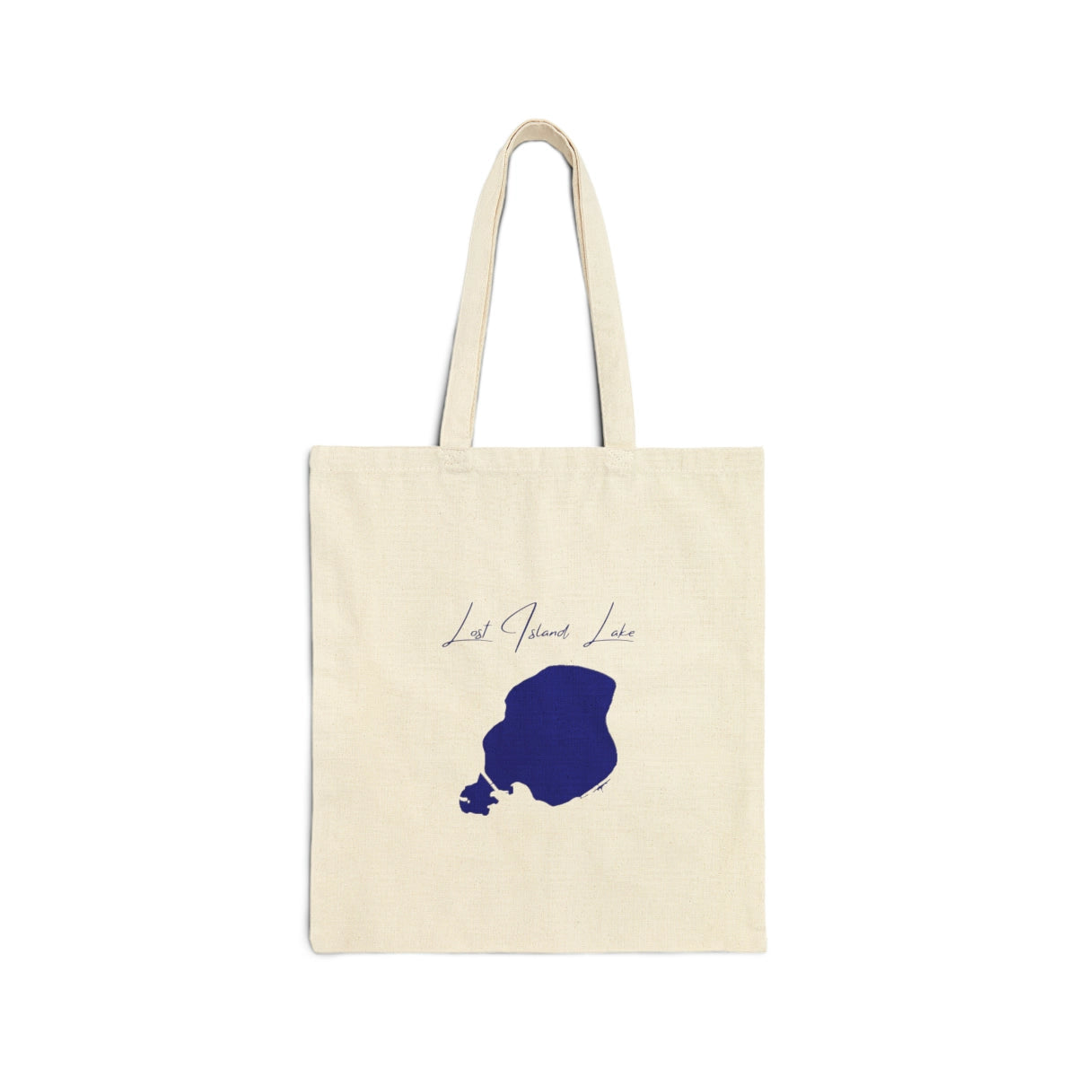 Iowa  Lost  Island  Lake  Tote  Bag  back  position  view  from  back  15  x  16.webp