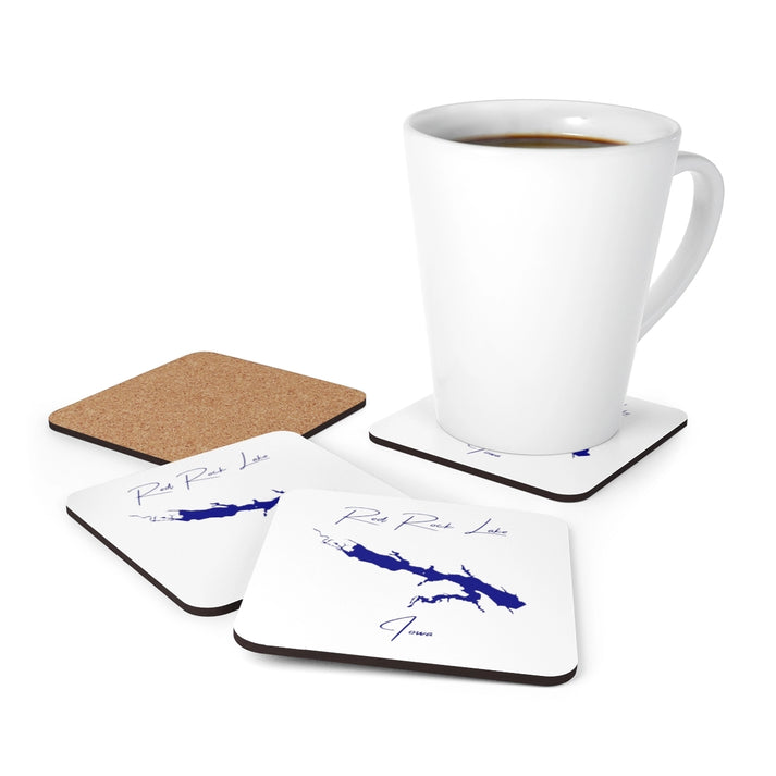 Iowa  Red  Rock  Lake  Coaster  Set  front  position  view  from  context-1  3.75  x  3.75.webp