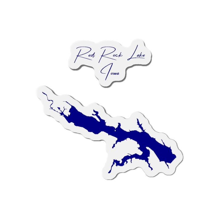 Iowa  Red  Rock  Lake  Die  Cut  Magnet  front  position  view  from  front  4  x  4.webp