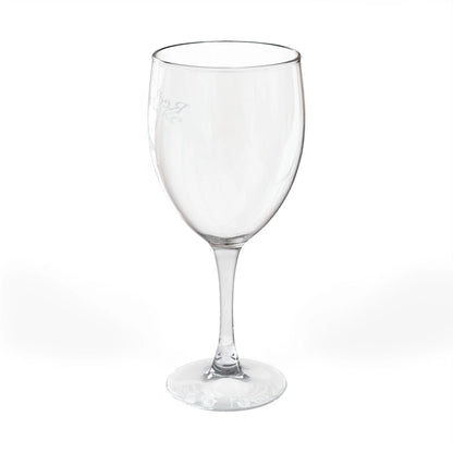 Iowa  Red  Rock  Lake  Engraved  Wine  Glass  other  position  view  from  left  10.5oz.webp