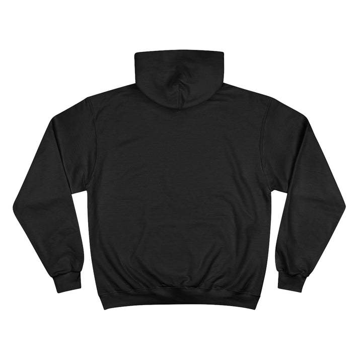 Iowa  Red  Rock  Lake  Hoodie  back  position  view  from  back  black.webp