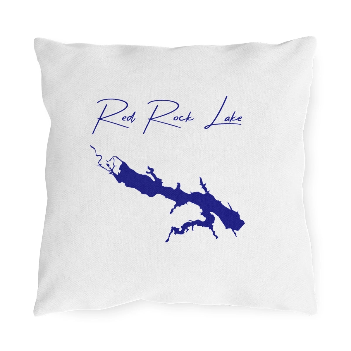 Iowa  Red  Rock  Lake  Outdoor  Pillow  front  position  view  from  front  16  x  16.webp