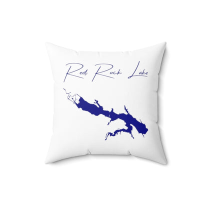 Iowa  Red  Rock  Lake  Pillow  front  position  view  from  back  16  x  16.webp
