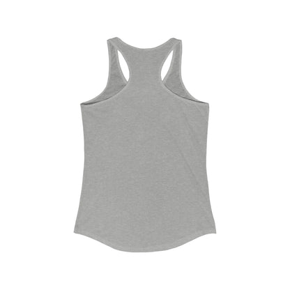 Iowa  Red  Rock  Lake  Racerback-Tank  back  position  view  from  back  heather  grey.webp