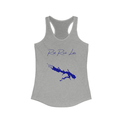 Iowa  Red  Rock  Lake  Racerback-Tank  front  position  view  from  front  heather  grey.webp