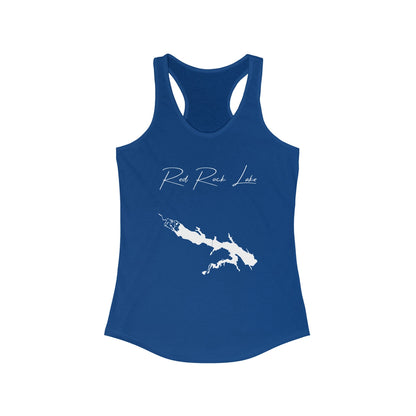 Iowa  Red  Rock  Lake  Racerback-Tank  front  position  view  from  front  solid  royal.webp