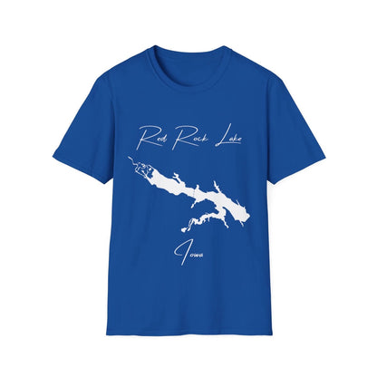 Iowa  Red  Rock  Lake  T-shirt  front  position  view  from  front  royal.webp
