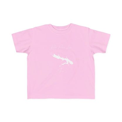 Iowa  Red  Rock  Lake  Toddler  T-shirt  front  position  view  from  front  pink.webp