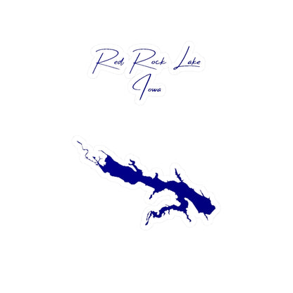 Iowa  Red  Rock  Lake  Vinyl  Decal  other  position  view  from  front  4  x  6.webp