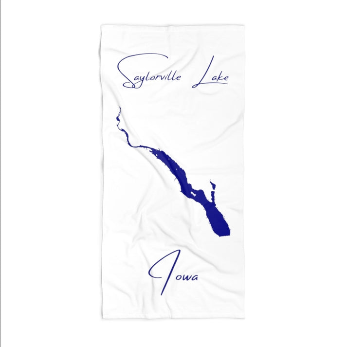 Iowa  Saylorville  Lake  Beach  Towel  front  position  view  from  front  36  x  72.webp