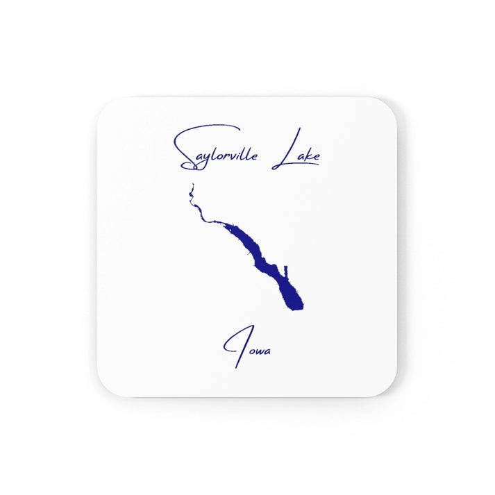 Iowa  Saylorville  Lake  Coaster  Set  front  position  view  from  front  3.75  x  3.75.webp