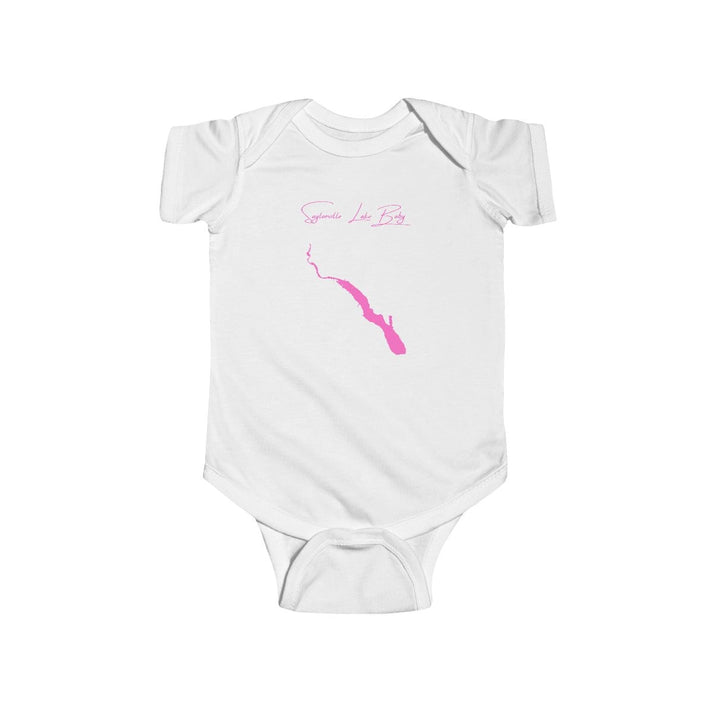 Iowa  Saylorville  Lake  Onesie  front  position  view  from  front  white.webp