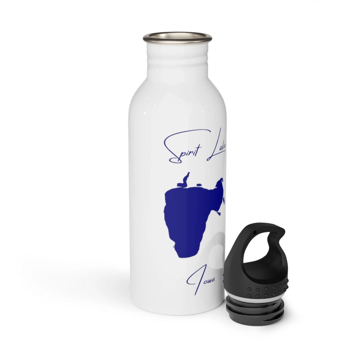 Iowa  Spirit  Lake  Water  bottle  other  position  view  from  open  white.webp