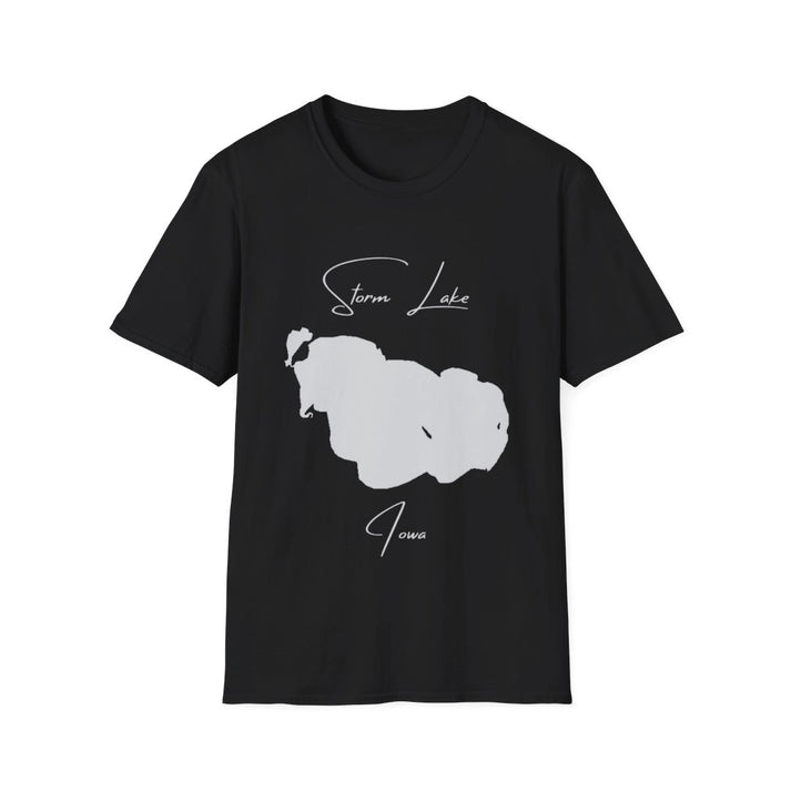 Iowa  Storm  Lake  T-shirt  front  position  view  from  front  black.webp