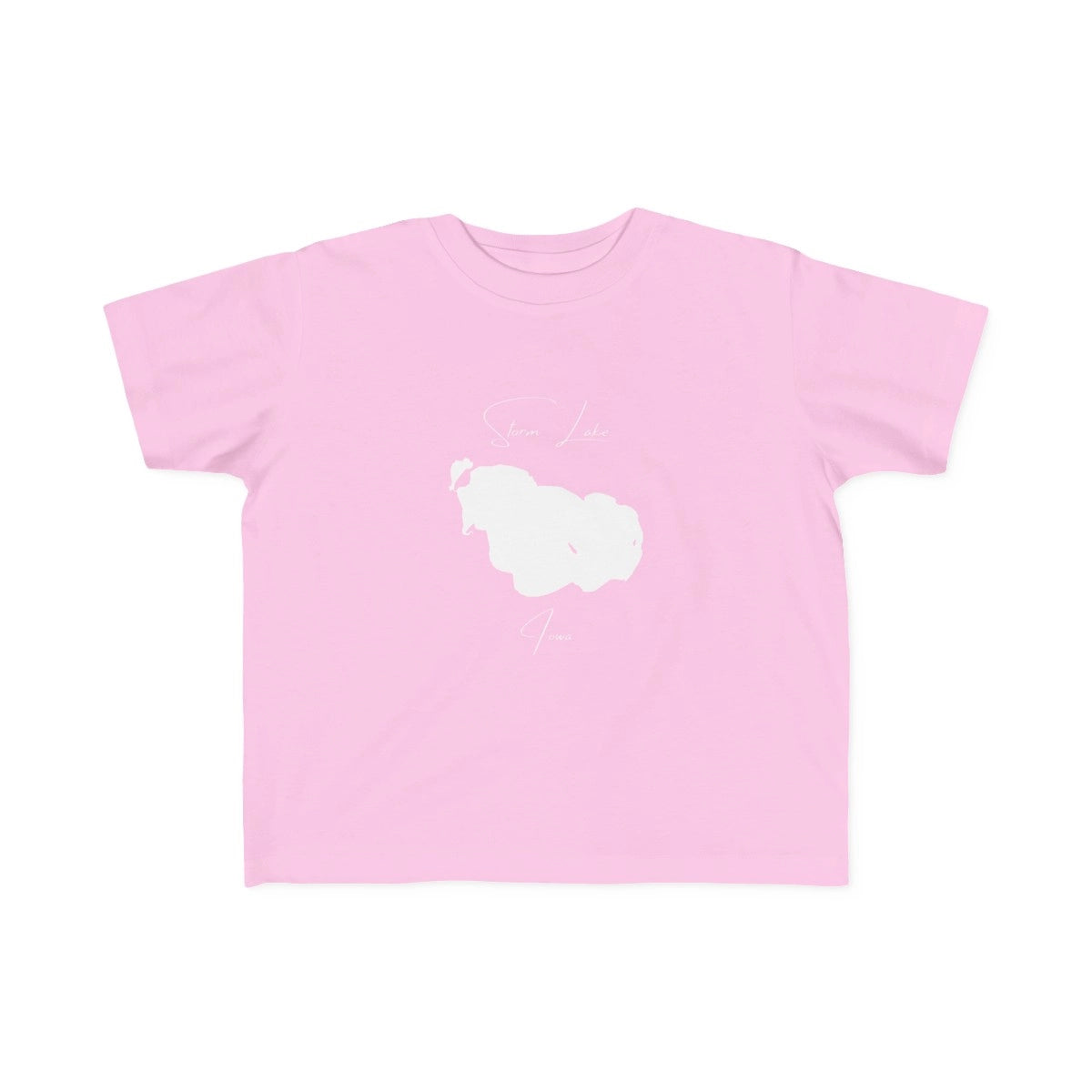 Iowa  Storm  Lake  Toddler  T-shirt  front  position  view  from  front  pink.webp
