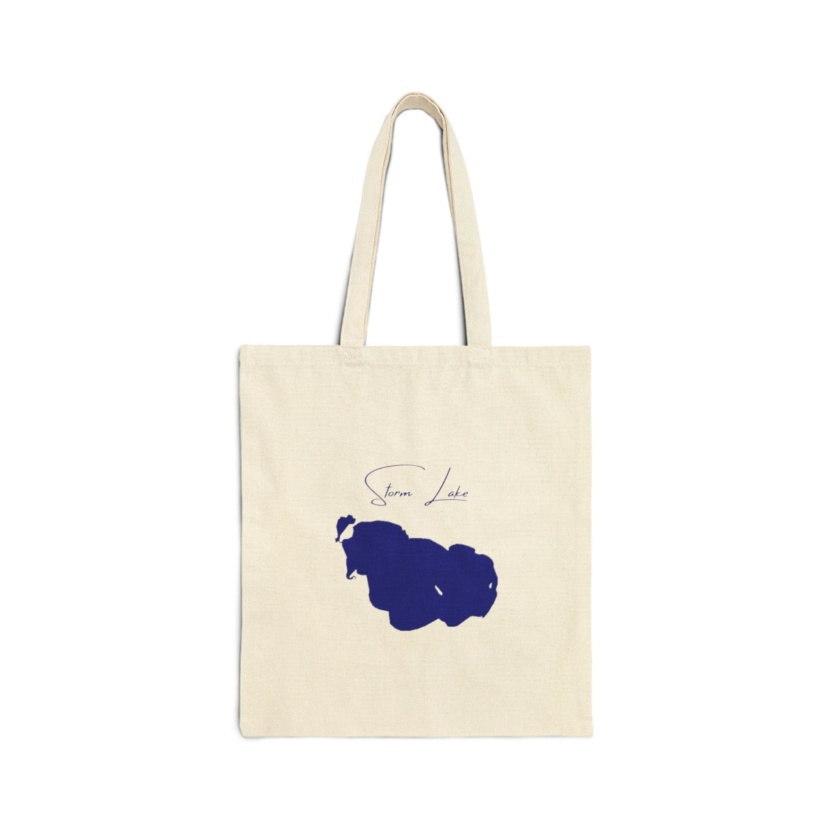 Iowa  Storm  Lake  Tote  Bag  back  position  view  from  back  15  x  16.webp