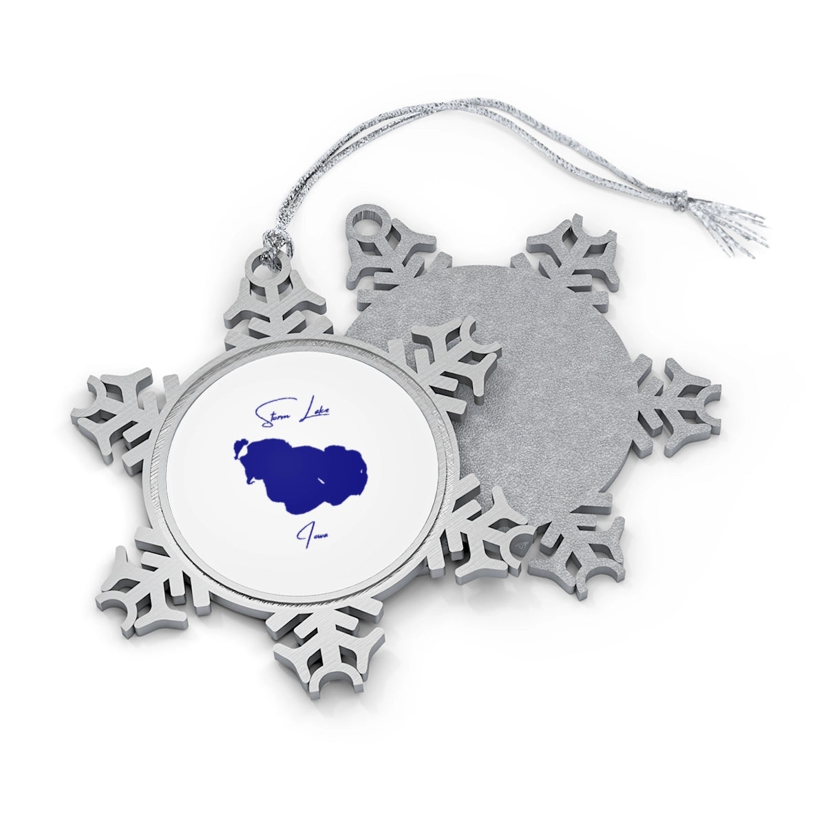 Iowa  Storm  Lake  XMAS  Ornament  front  position  view  from  front-and-back  one  size.webp
