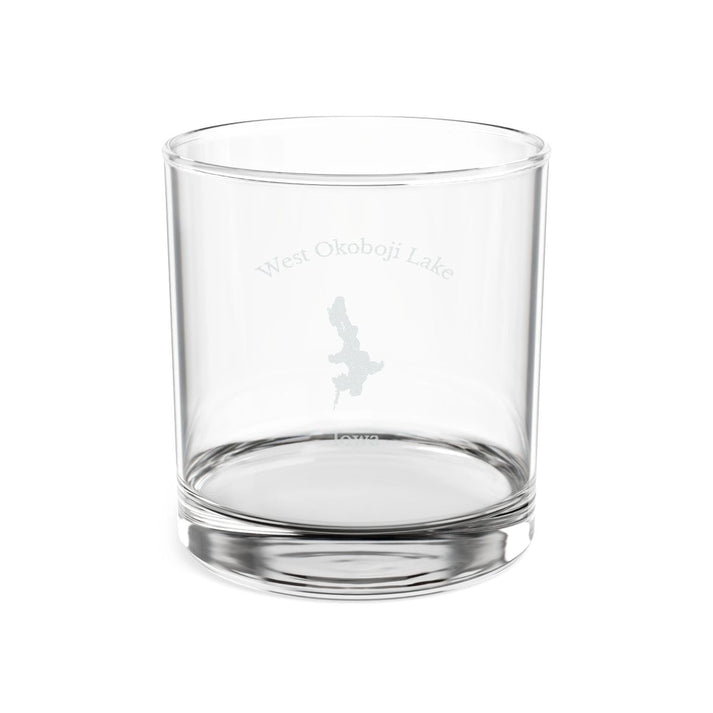Iowa  West  Okoboji  Lake  Engraved  Whiskey  Glass  other  position  view  from  front  10.5oz.webp
