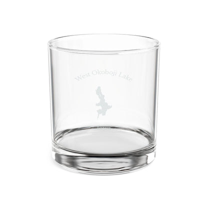 Iowa  West  Okoboji  Lake  Engraved  Whiskey  Glass  other  position  view  from  front  10.5oz.webp