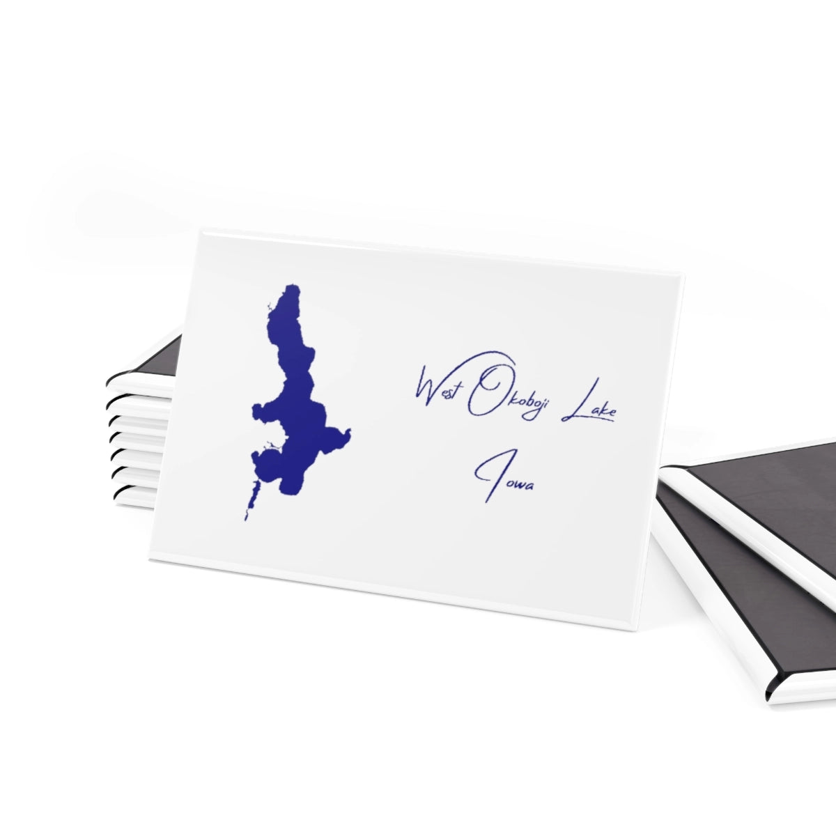 Iowa  West  Okoboji  Lake  Magnet  front  position  view  from  set  2  x  3.webp