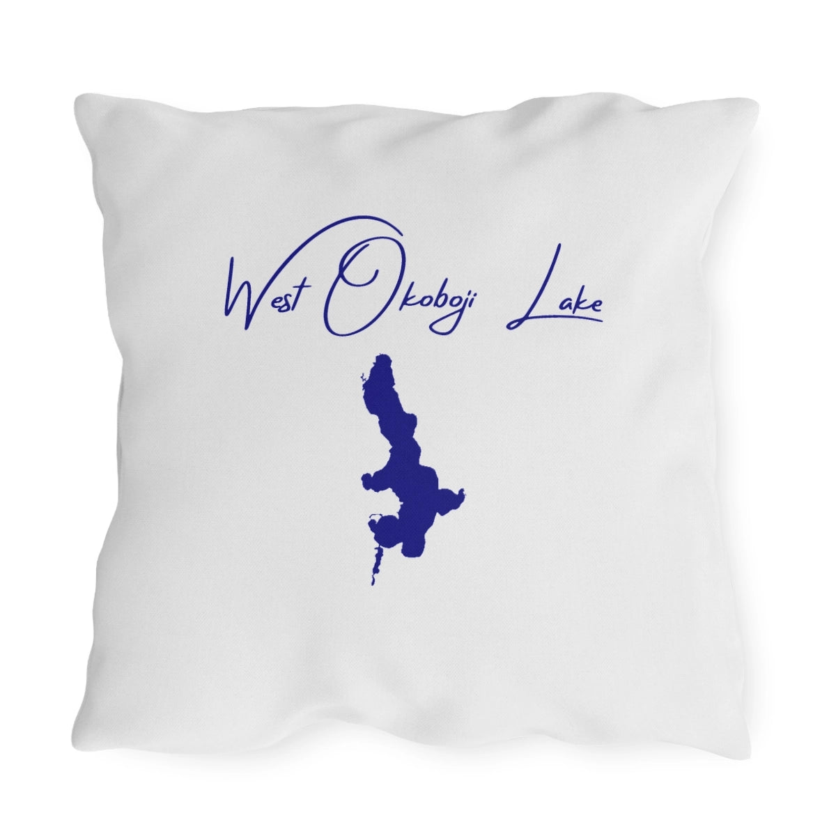 Iowa  West  Okoboji  Lake  Outdoor  Pillow  back  position  view  from  back  20  x  20.webp