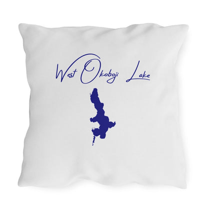 Iowa  West  Okoboji  Lake  Outdoor  Pillow  back  position  view  from  back  20  x  20.webp