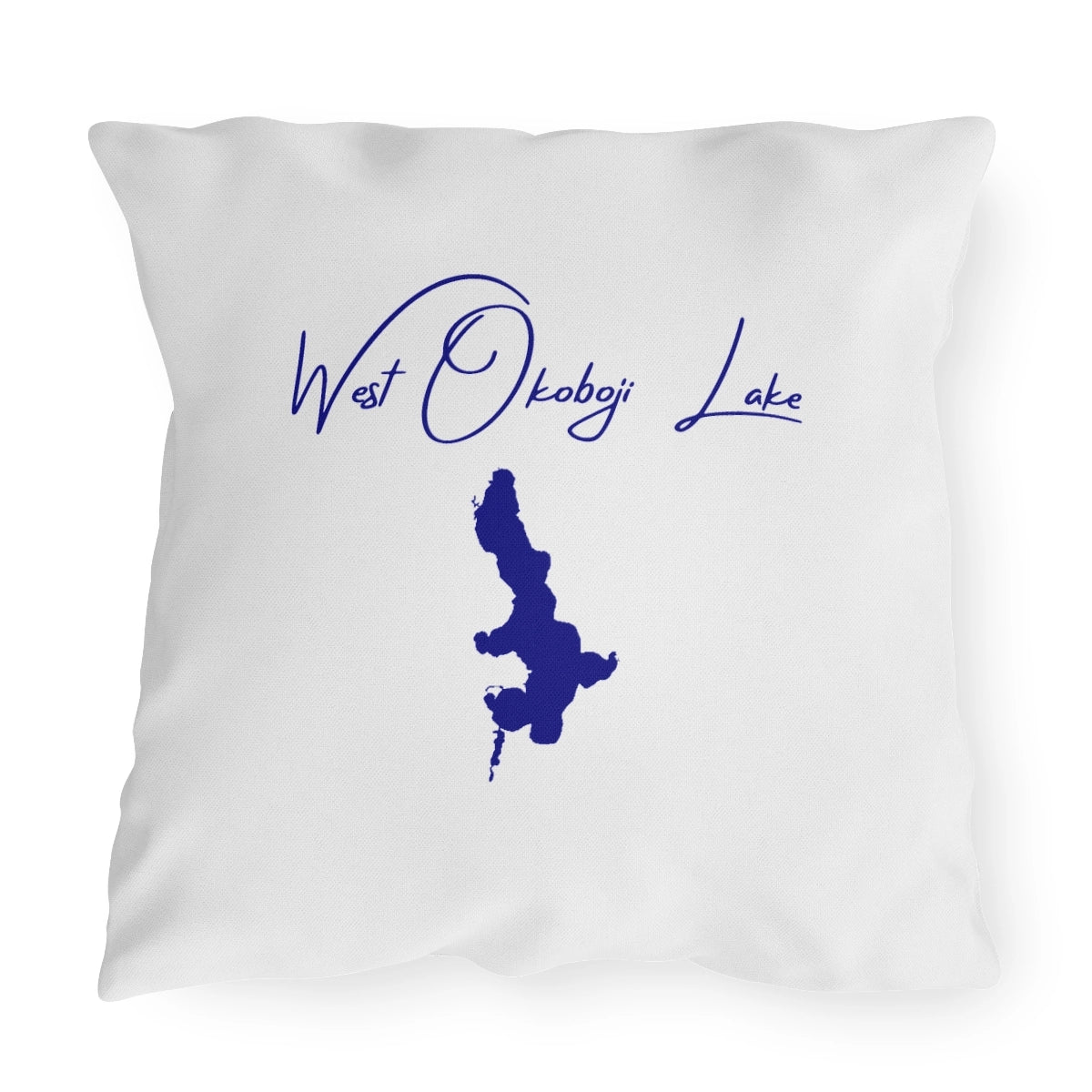 Iowa  West  Okoboji  Lake  Outdoor  Pillow  front  position  view  from  front  20  x  20.webp