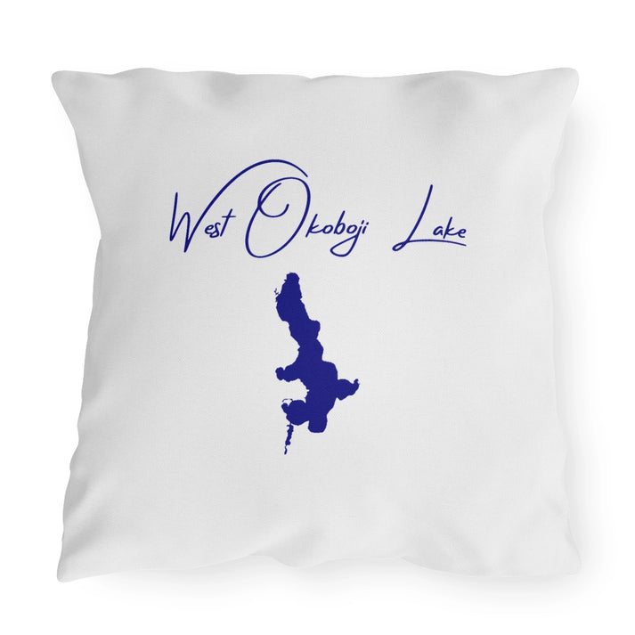 Iowa  West  Okoboji  Lake  Outdoor  Pillow  front  position  view  from  front  20  x  20.webp
