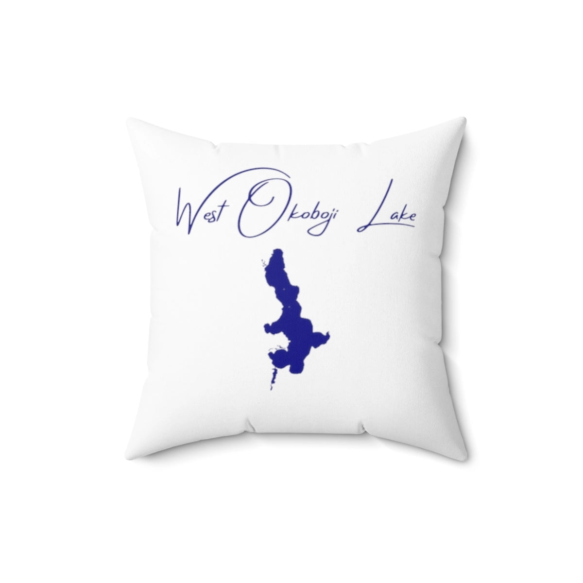 Iowa  West  Okoboji  Lake  Pillow  front  position  view  from  back  16  x  16.webp