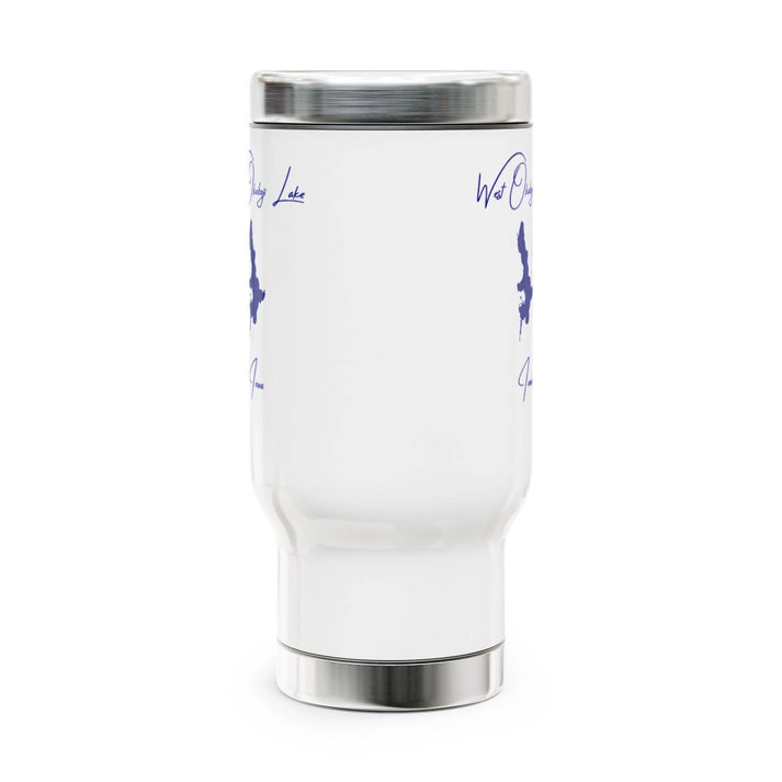 Iowa  West  Okoboji  Lake  Travel  Mug  other  position  view  from  front  14oz.webp