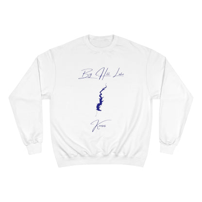Kansas  Big  Hill  Lake  Sweatshirt  front  position  view  from  front  white.webp