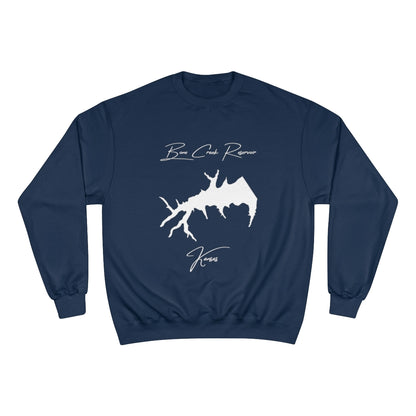 Kansas  Bone  Creek  Reservoir  Sweatshirt  front  position  view  from  front  navy.webp