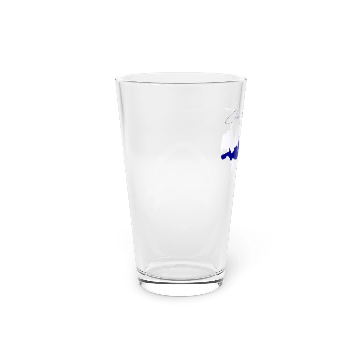 Kansas  Cedar  Bluff  Reservoir  16oz  Pint  Glass  front  position  view  from  left  16oz.webp