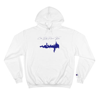 Kansas  Cedar  Bluff  Reservoir  Hoodie  front  position  view  from  front  white.webp