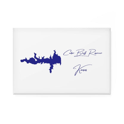 Kansas  Cedar  Bluff  Reservoir  Magnet  front  position  view  from  front  2  x  3.webp